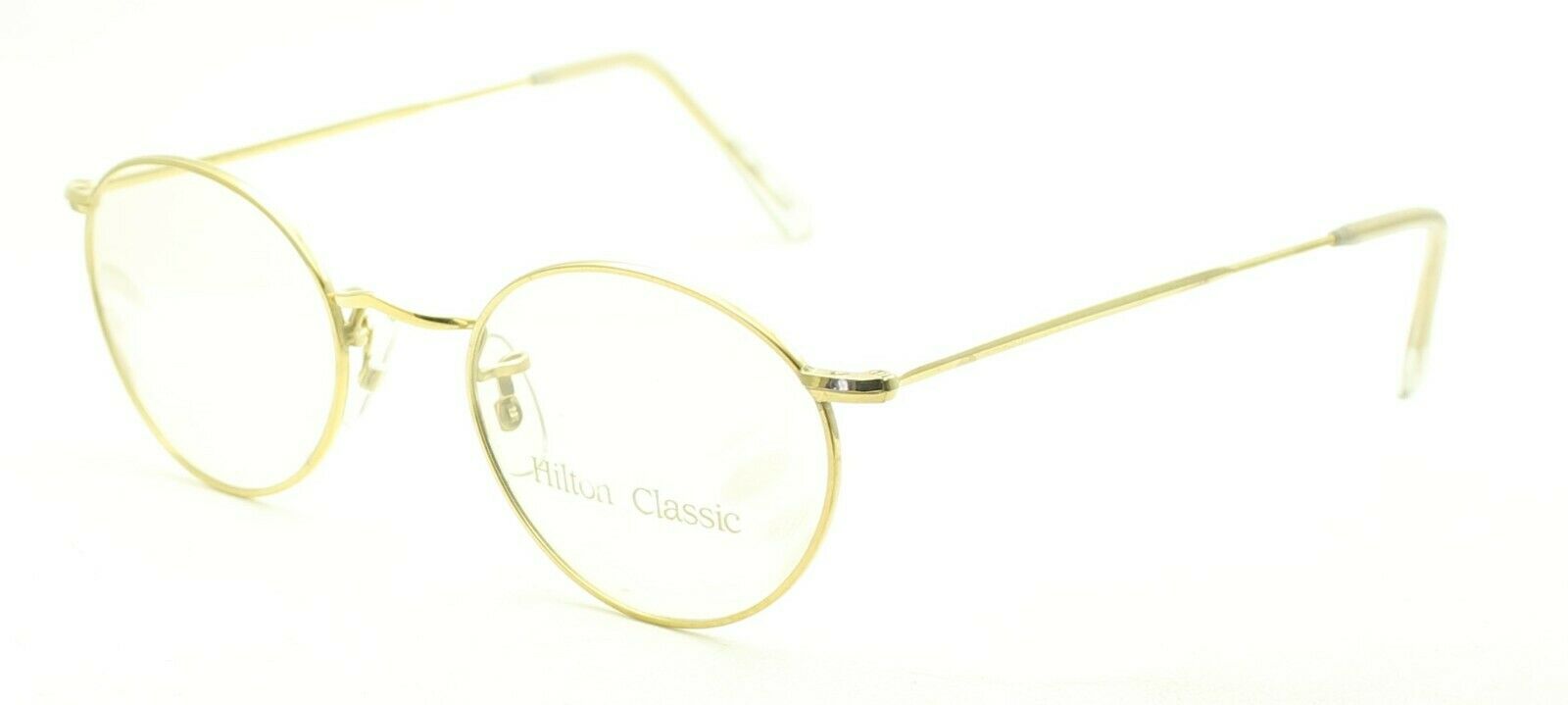 Hilton Classic 5 1038 Gold Oval 47x20mm FRAMES RX Optical Glasses Eyewear - New