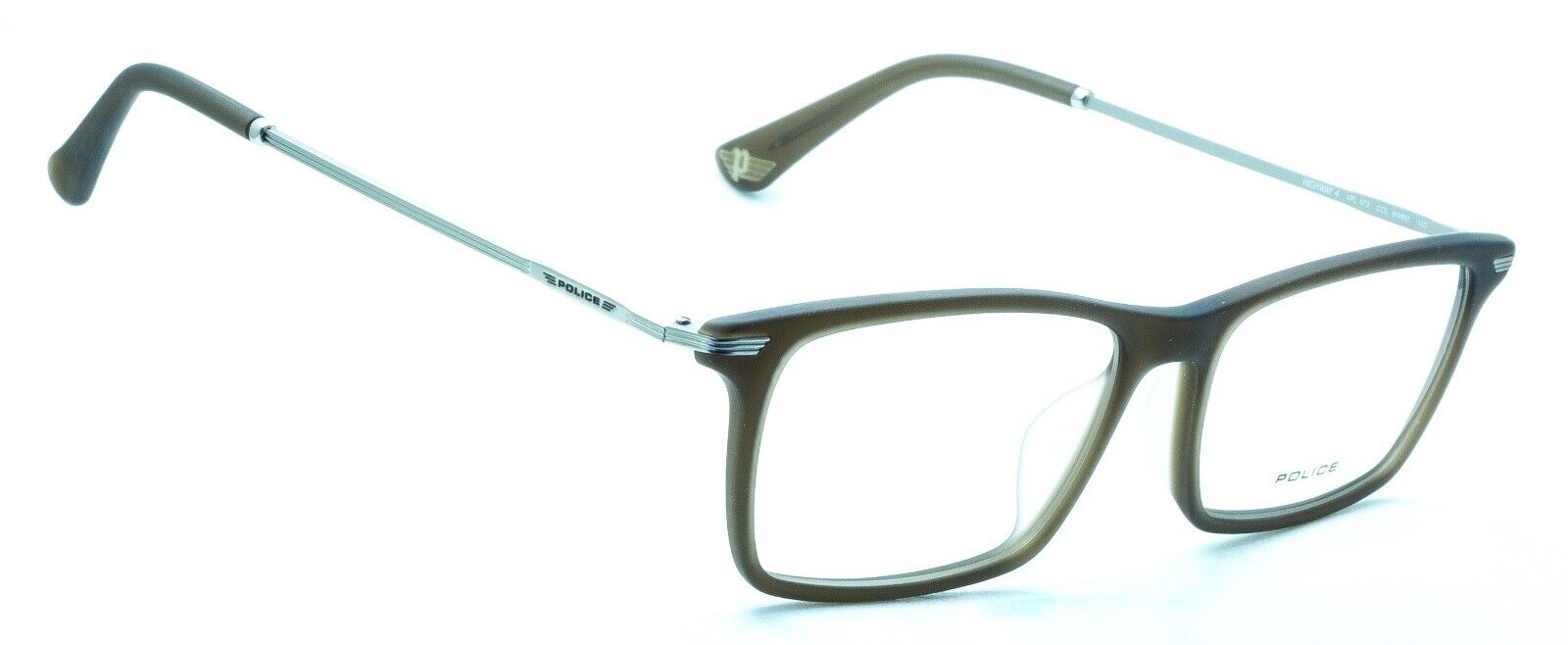 POLICE HIGHWAY 4  VPL473 COL 6W8M 52mm Eyewear FRAMES RX Optical Eyeglasses -New