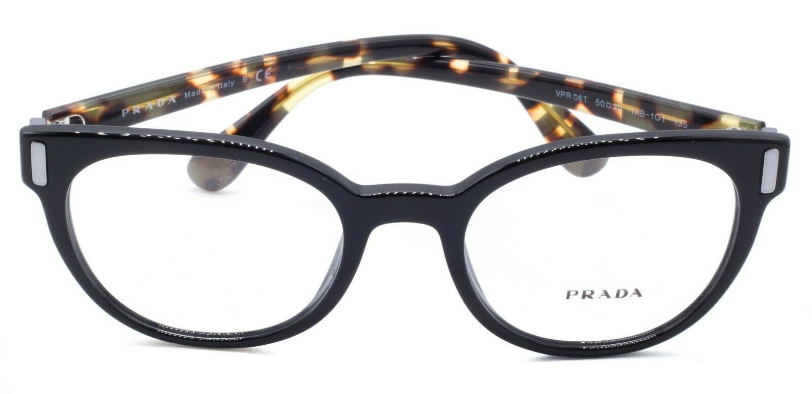 PRADA VPR 06T 1AB-1O1 50mm Eyewear FRAMES RX Optical Eyeglasses Glasses - Italy