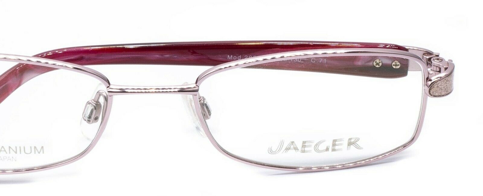 JAEGER Mod. 285 C.71 50mm Eyewear FRAMES RX Optical Glasses Eyeglasses New Japan