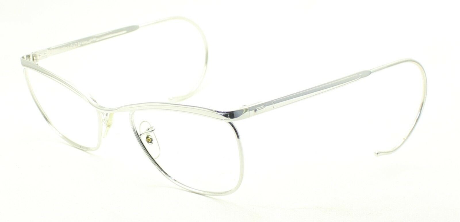 ALGHA (SAVILE ROW) Dominor 14KT GF Rhodium 46x24mm FRAMES RX Optical Glasses NOS