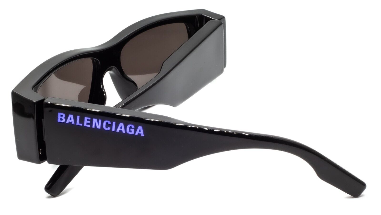 BALENCIAGA LED Limited Edition BB0100S 001 56mm Sunglasses Shades BNIB New Italy