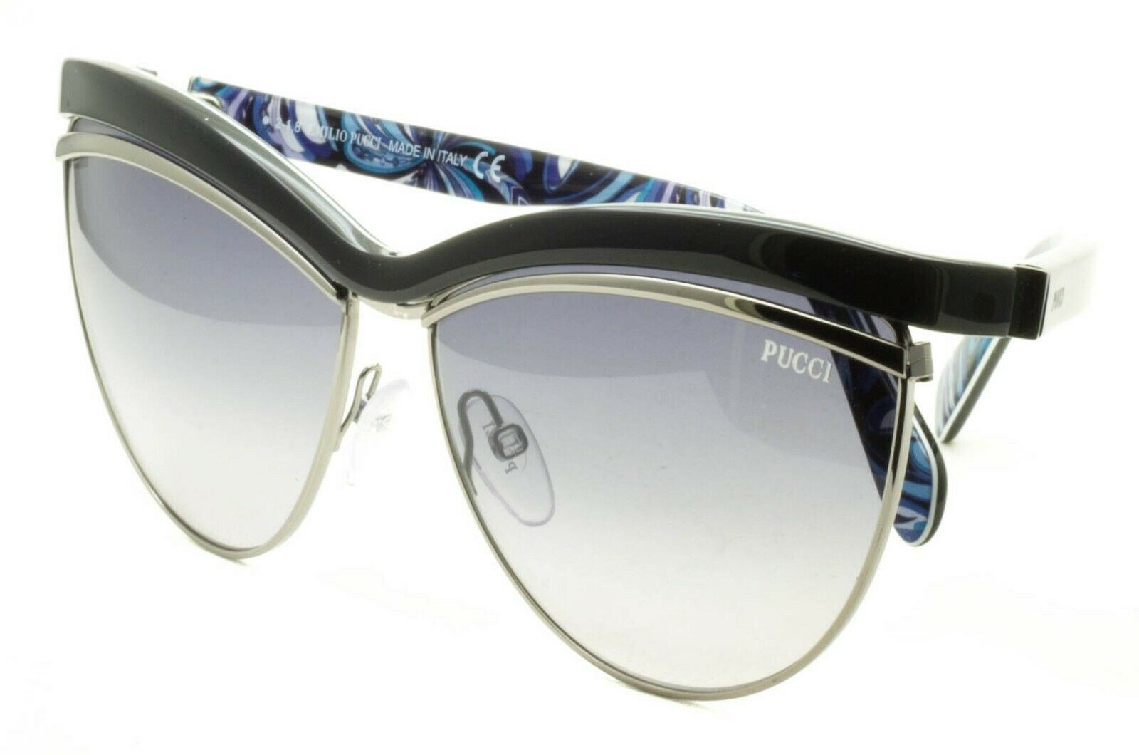 EMILIO PUCCI EP 10 05B 61mm Sunglasses Shades Eyeglasses Eyewear Italy - New