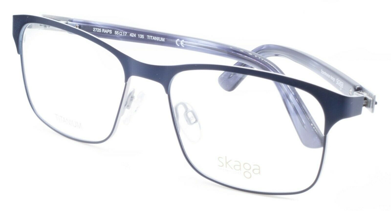 SKAGA SWEDEN 2725 424 RAPS Titanium Glasses RX Optical Eyeglasses Eyewear - New