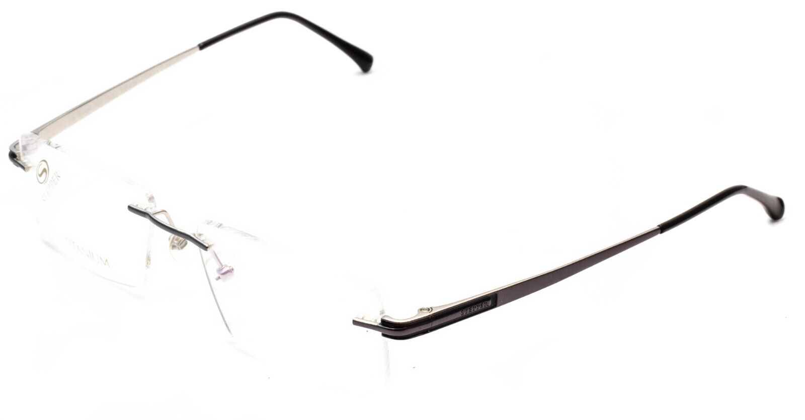 STEPPER SI-8498 F025 53mm Titanium Eyewear FRAMES RX Optical Eyeglasses Glasses