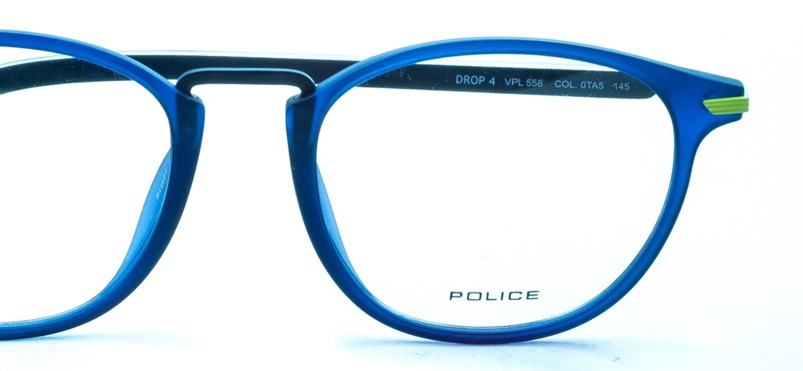 POLICE DROP 4 VPL 558 COL.0TA5 49mm Eyewear FRAMES RX Optical Eyeglasses Glasses