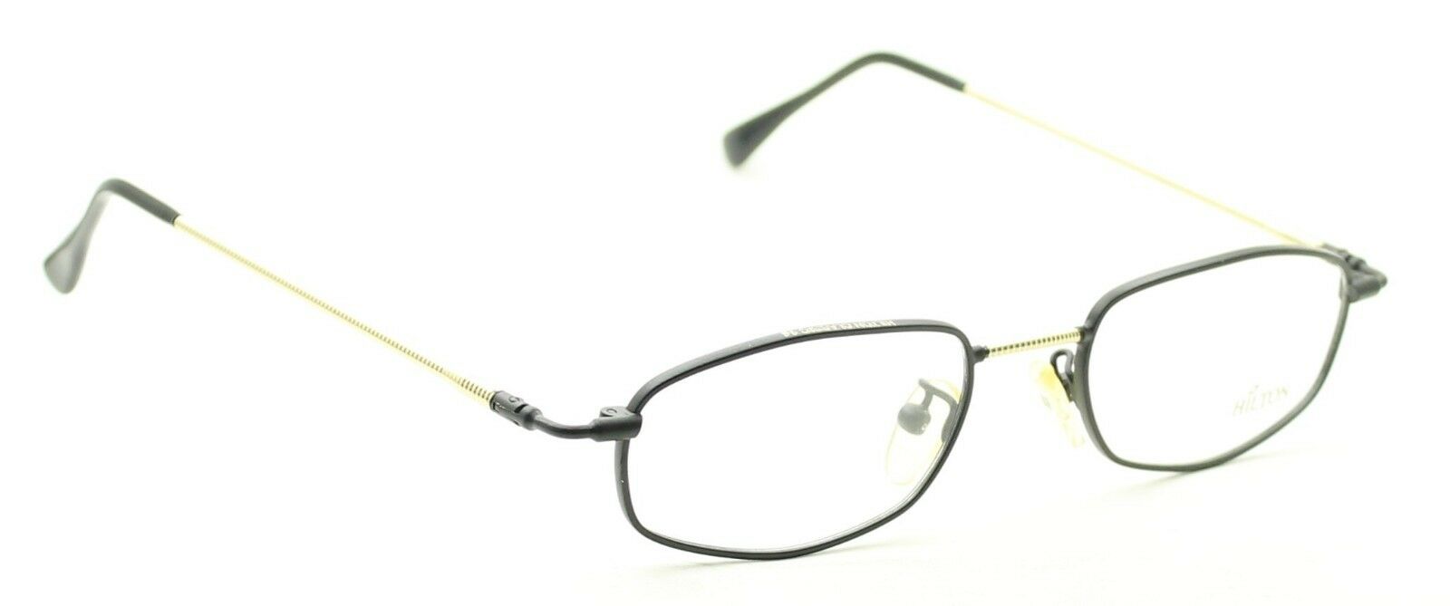 Hilton Classic 14 OVAL Black 49x20mm FRAMES RX Optical Glasses Eyewear Italy New