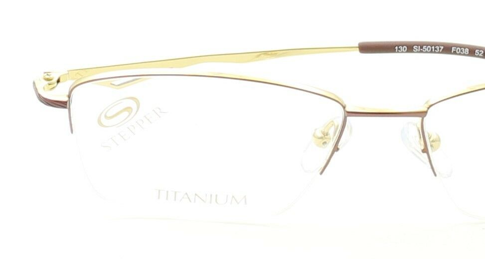 STEPPER SI-50137 F038 52mm Titanium Eyewear FRAMES Optical Eyeglasses GlassesNew