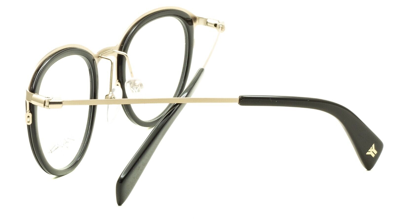 YOHJI YAMAMOTO YY1023 001 48mm Eyewear Glasses Frames RX Optical - New France