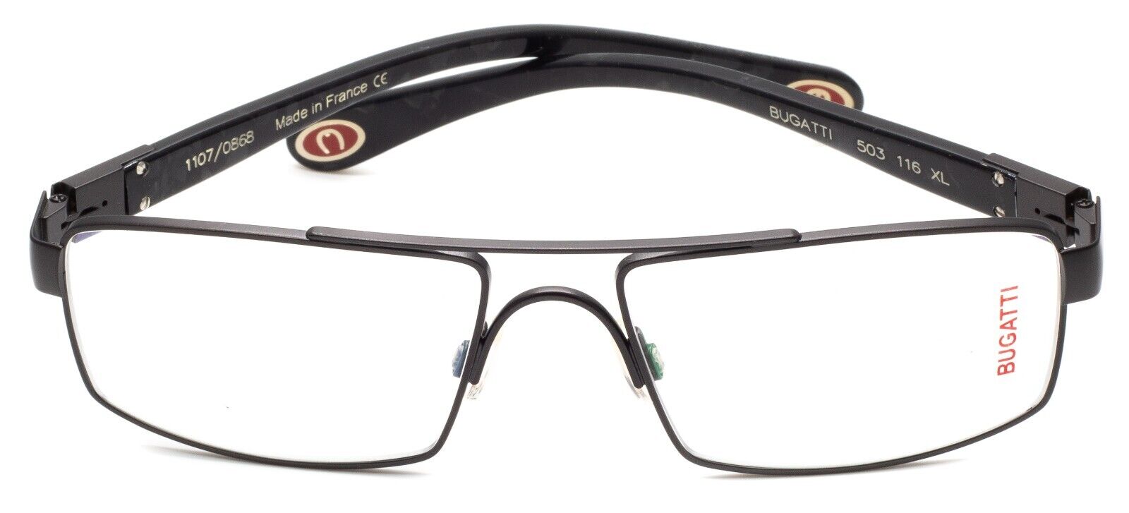 ETTORE BUGATTI 503 116 XL 1107/0868 Eyewear RX Optical FRAMES Eyeglasses France