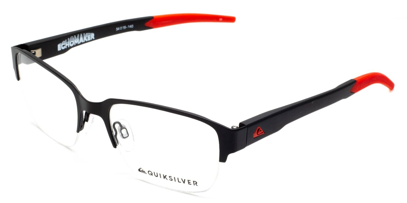 QUIKSILVER EQYEG03098-DBLK ECHOMAKER 54mm RX Optical FRAMES Glasses Eyewear New