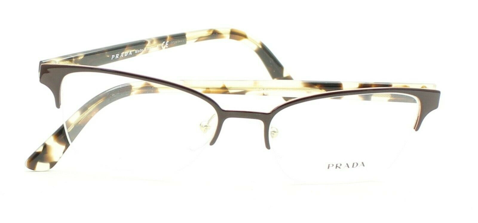 PRADA VPR 61X 552-1O1 52mm Eyewear FRAMES RX Optical Eyeglasses Glasses - Italy