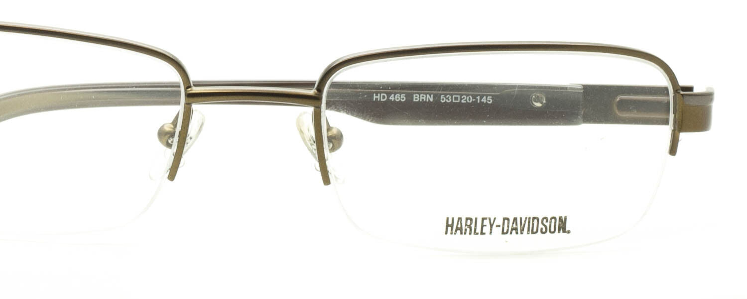 HARLEY-DAVIDSON HD 465 BRN Eyewear FRAMES RX Optical Eyeglasses Glasses New BNIB