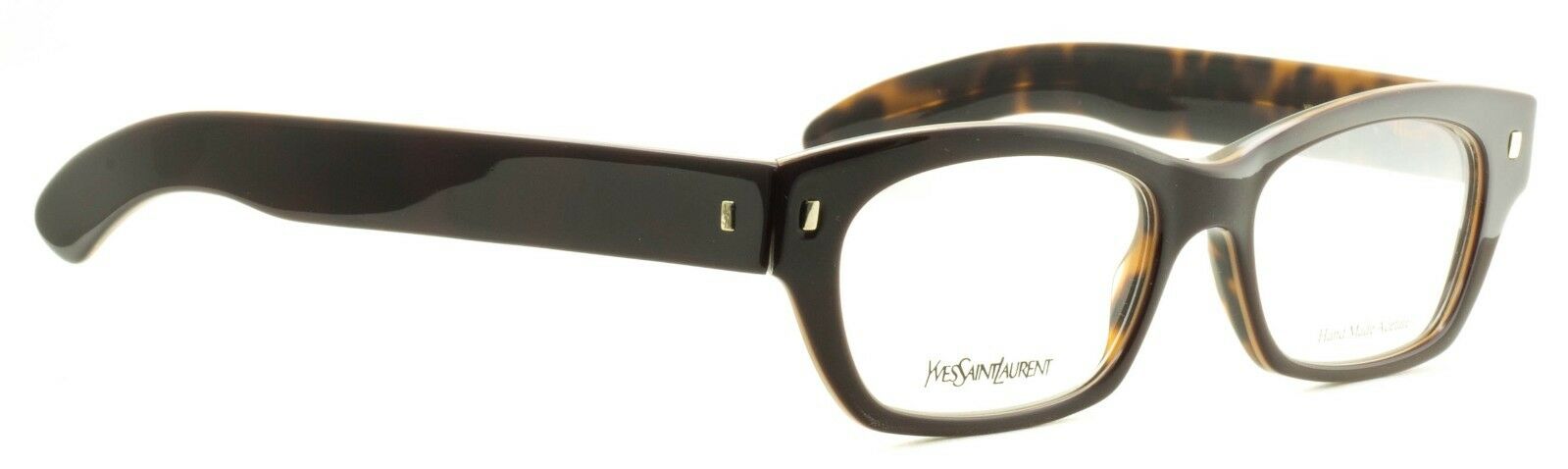 Authentic Yves Saint Laurent Glasses YSL 6334 AV3 Grey Fade 53mm Eyeglasses  RX
