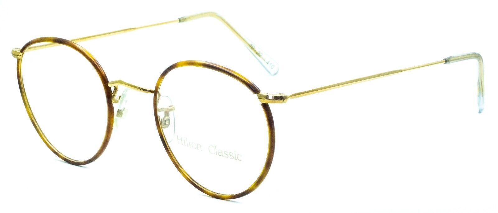 HILTON CLASSIC 1 (SAVILE ROW) Panto Blond 49x22x110mm Eyewear RX Optical - NOS