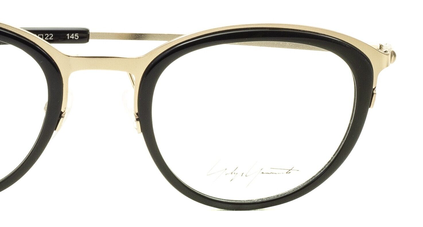 YOHJI YAMAMOTO YY1023 001 48mm Eyewear Glasses Frames RX Optical - New France