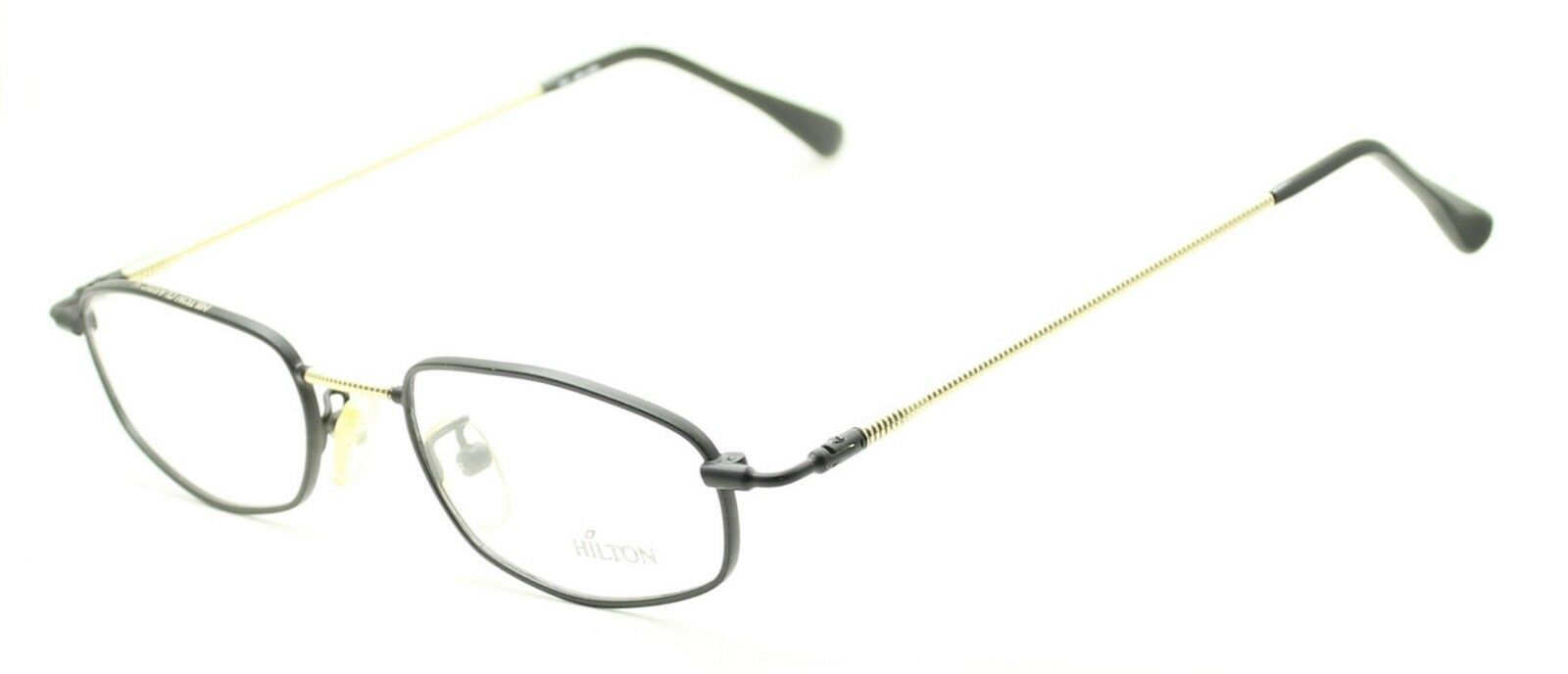 Hilton Classic 14 OVAL Black 49x20mm FRAMES RX Optical Glasses Eyewear Italy New