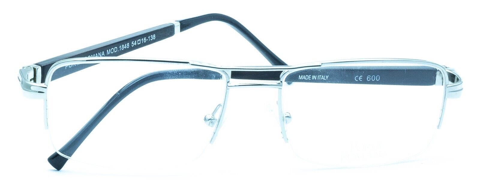 PORTA ROMANA 1848 600 54mm Eyewear FRAMES RX Optical Glasses - New NOS Italy