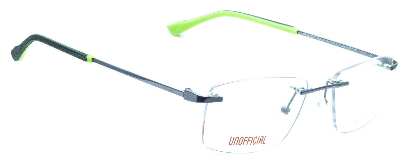 UNOFFICIAL UNOM0088 GG00 54mm FRAMES Glasses RX Optical Eyewear Eyeglasses - New