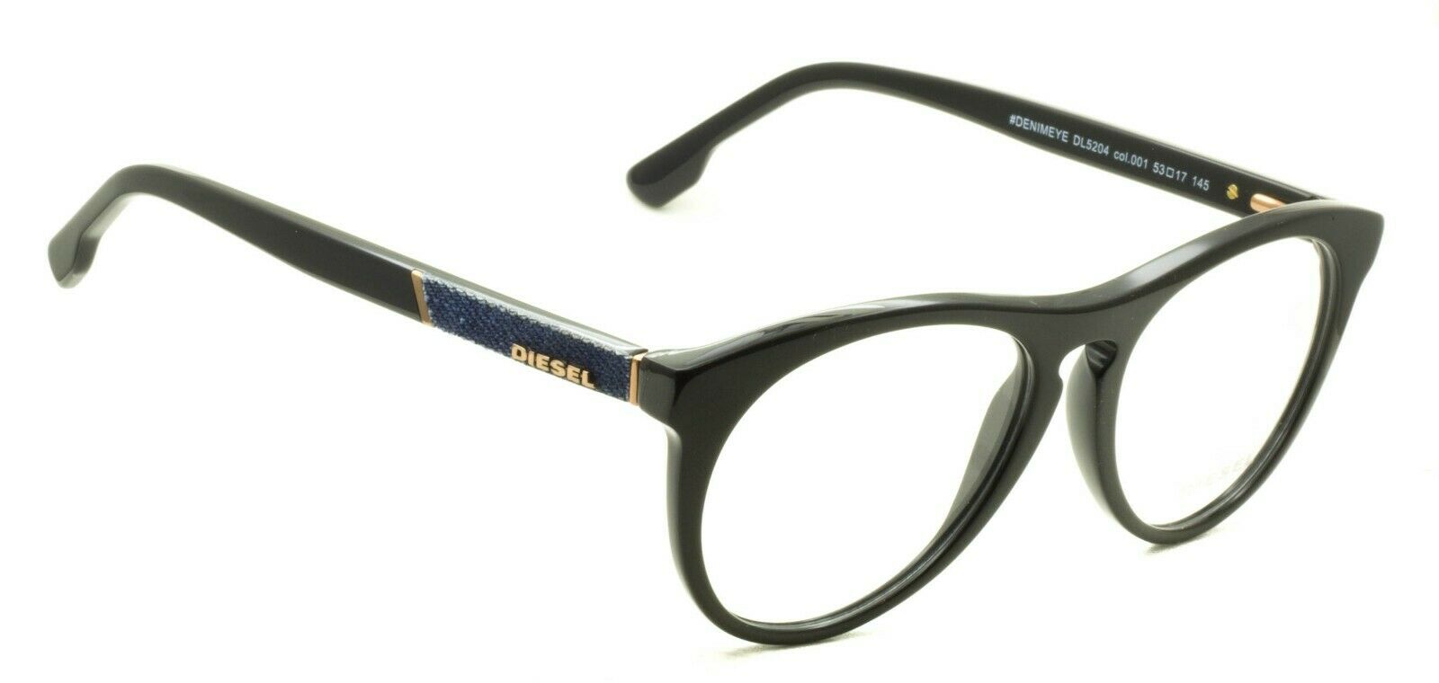 DIESEL DL5204 001 Black Eyewear FRAMES RX Optical Eyeglasses Glasses New TRUSTED