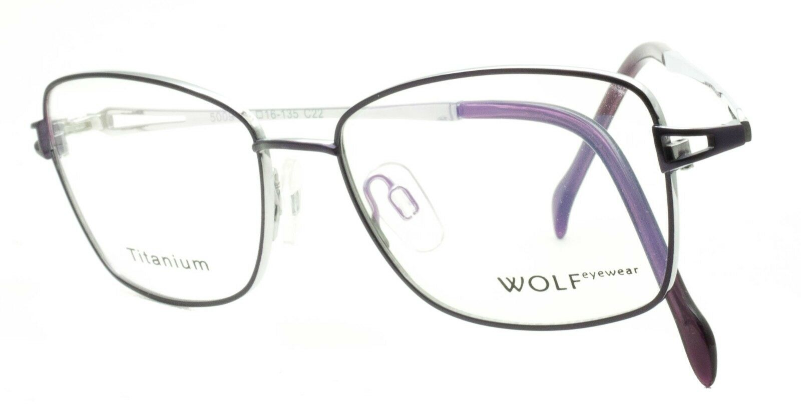 WOLF EYEWEAR 5009 C22 Titanium FRAMES RX Optical Glasses Eyeglasses Eyewear New