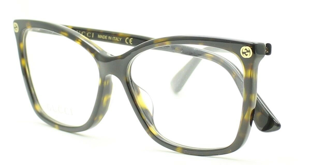 GUCCI GG 0025O 002 Eyewear FRAMES NEW Glasses RX Optical Eyeglasses ITALY - BNIB