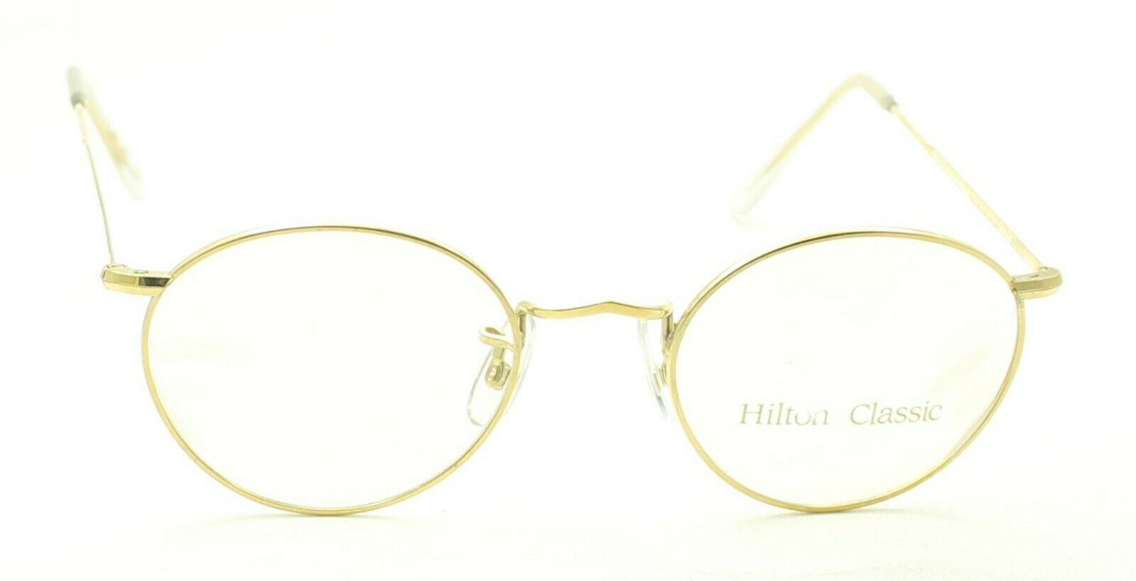 Hilton Classic 5 1038 Gold Oval 47x20mm FRAMES RX Optical Glasses Eyewear - New