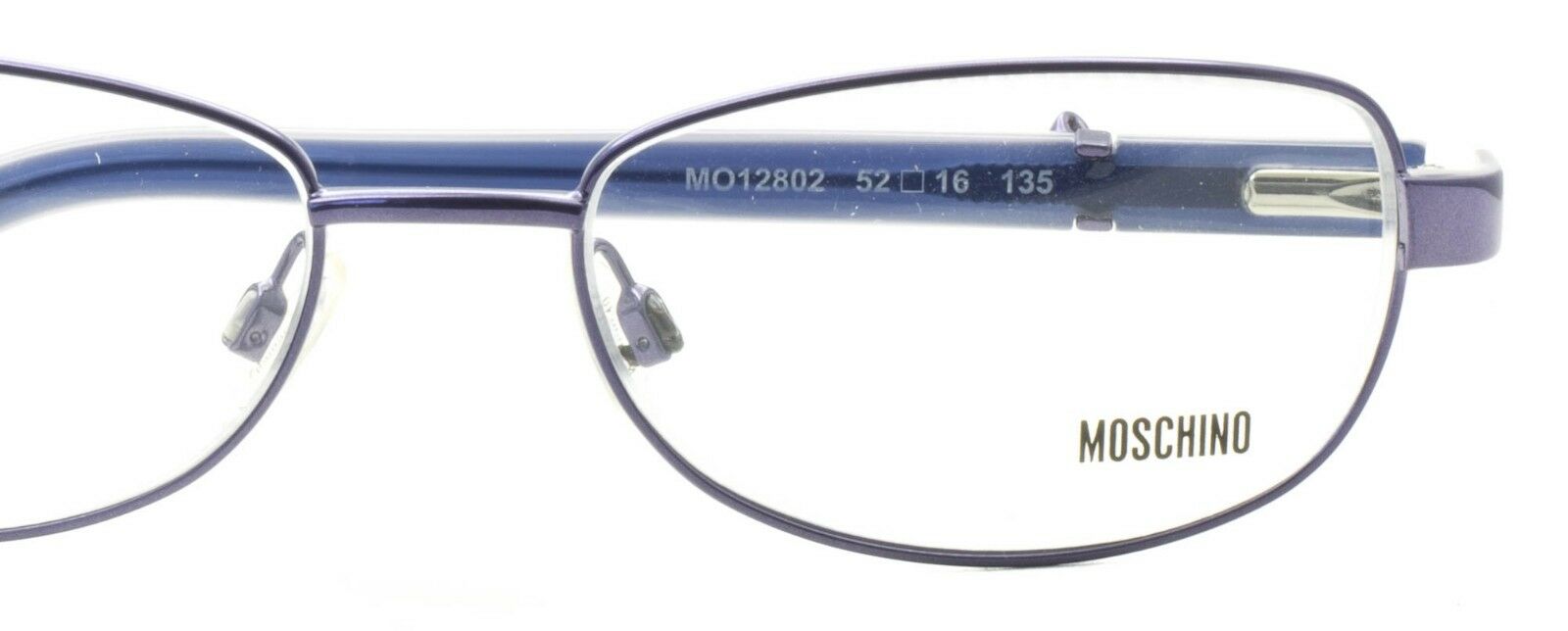 MOSCHINO MO12802 52mm Eyewear FRAMES RX Optical Glasses Eyeglasses Italy - New