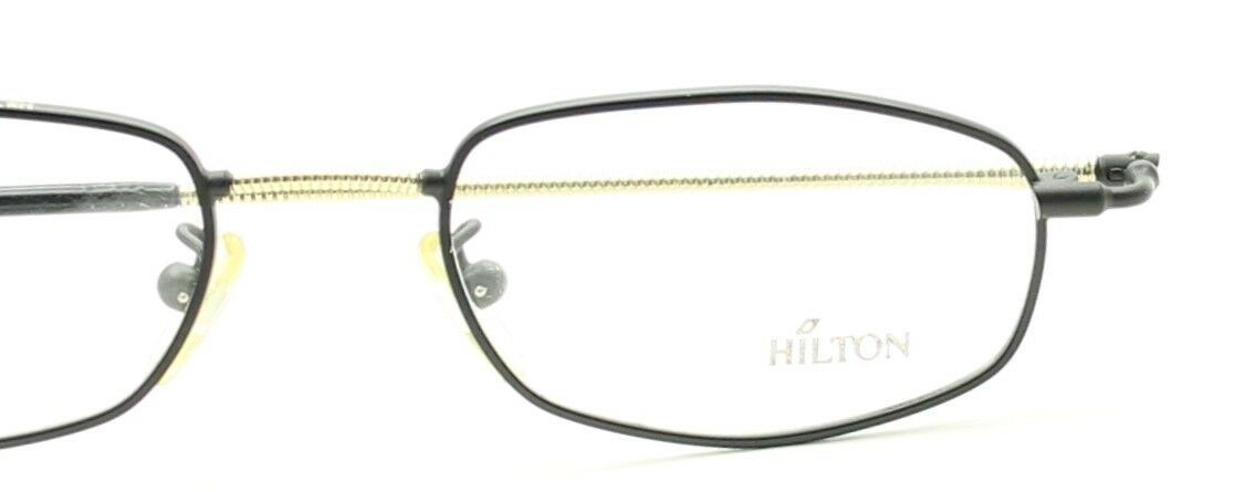 Hilton Classic 14 OVAL Black 49x20mm FRAMES RX Optical Glasses Eyewear Italy New