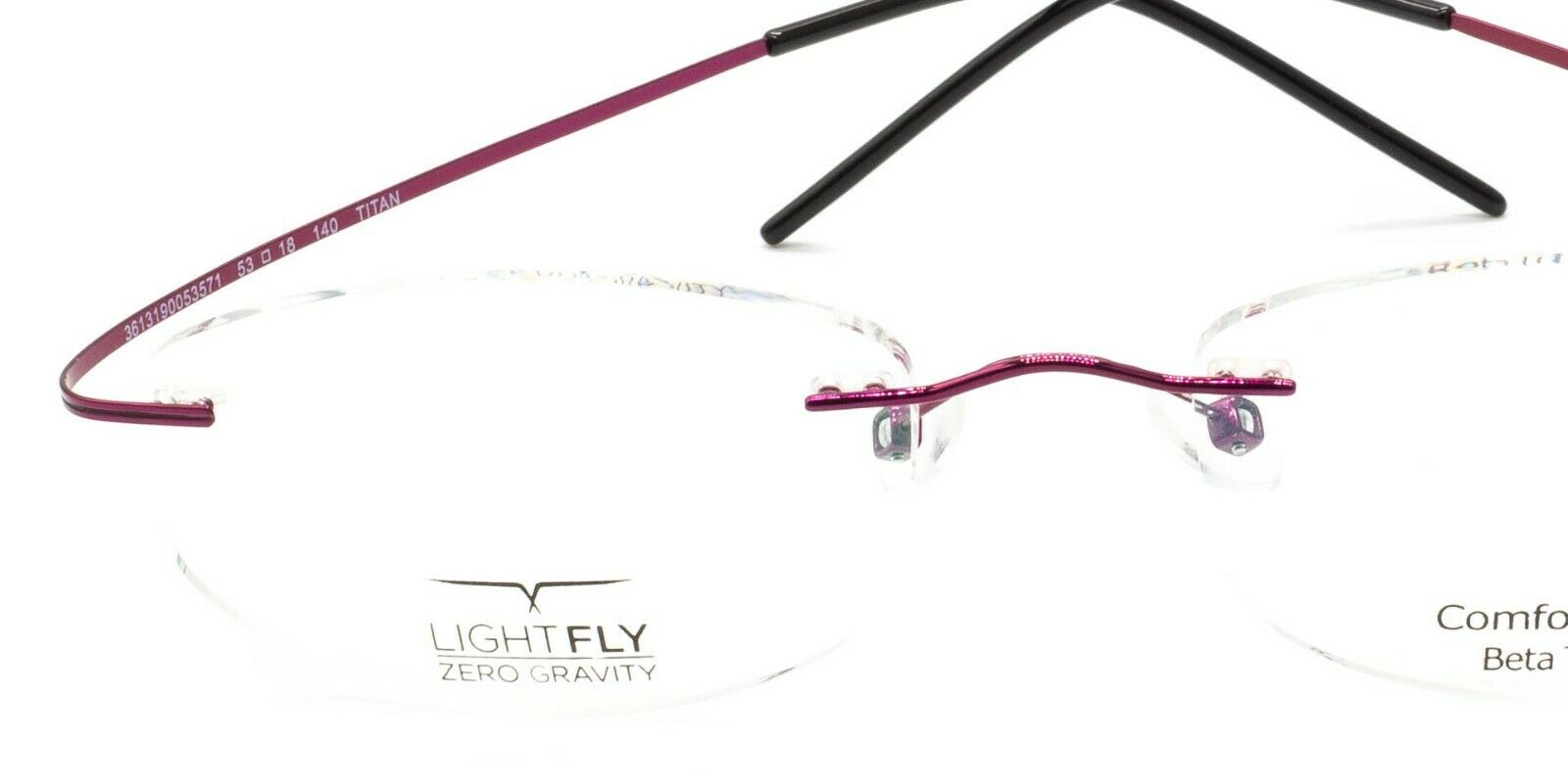 LIGHTFLY ZERO GRAVITY Titan L1E1FT C1 53mm Frames Glasses RX Optical Eyewear New