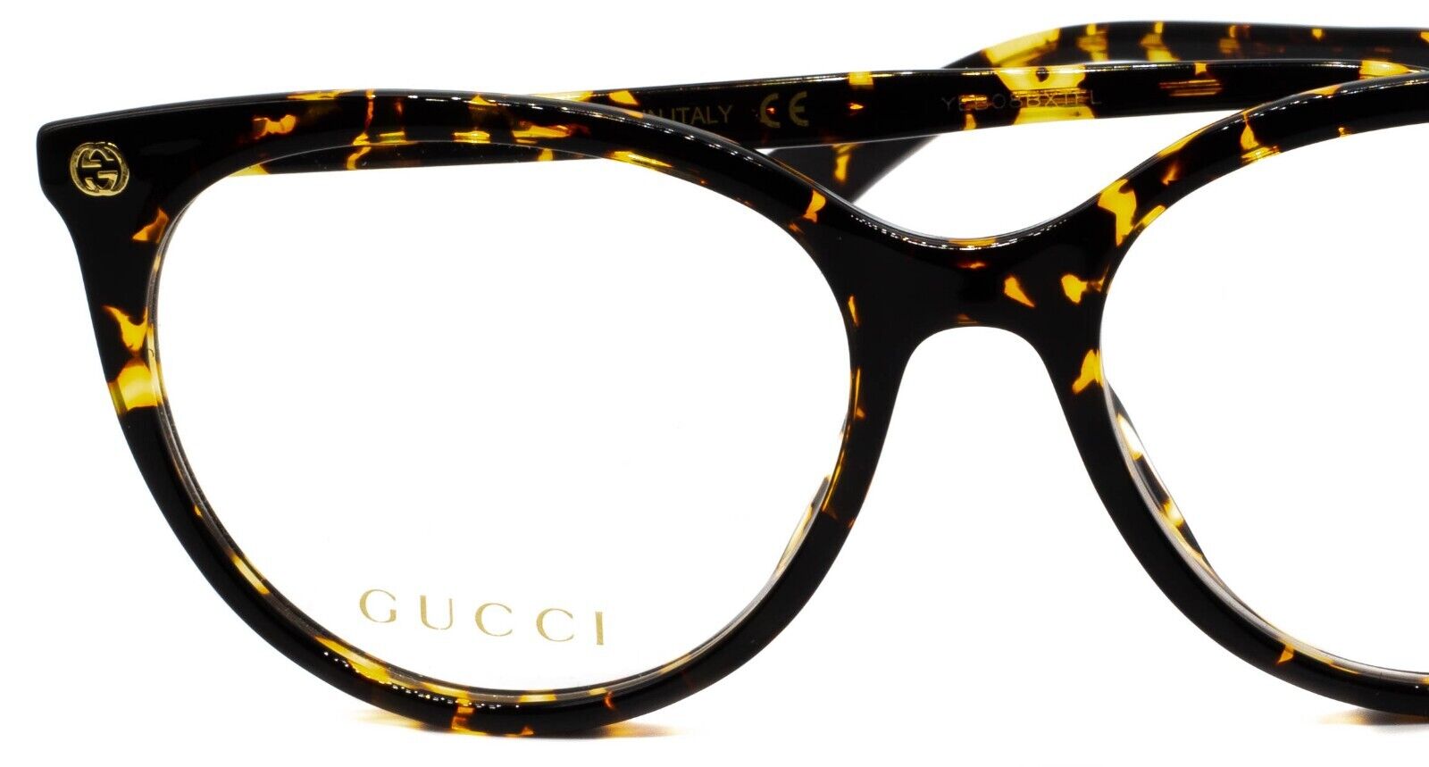 GUCCI GG0093O 002 53mm Eyewear Glasses RX Optical Eyeglasses New BNIB - Italy