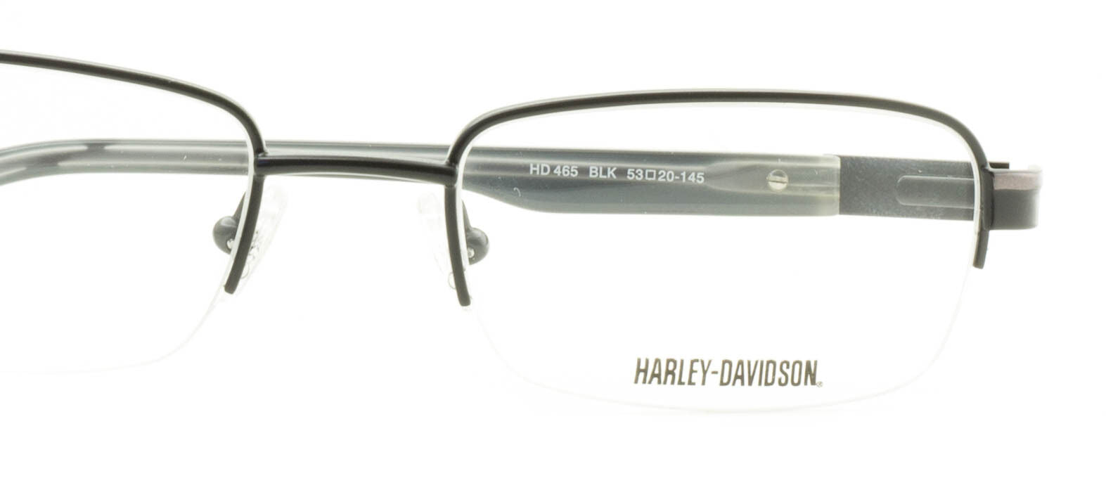 HARLEY-DAVIDSON HD 465 BLK Eyewear FRAMES RX Optical Eyeglasses Glasses New BNIB