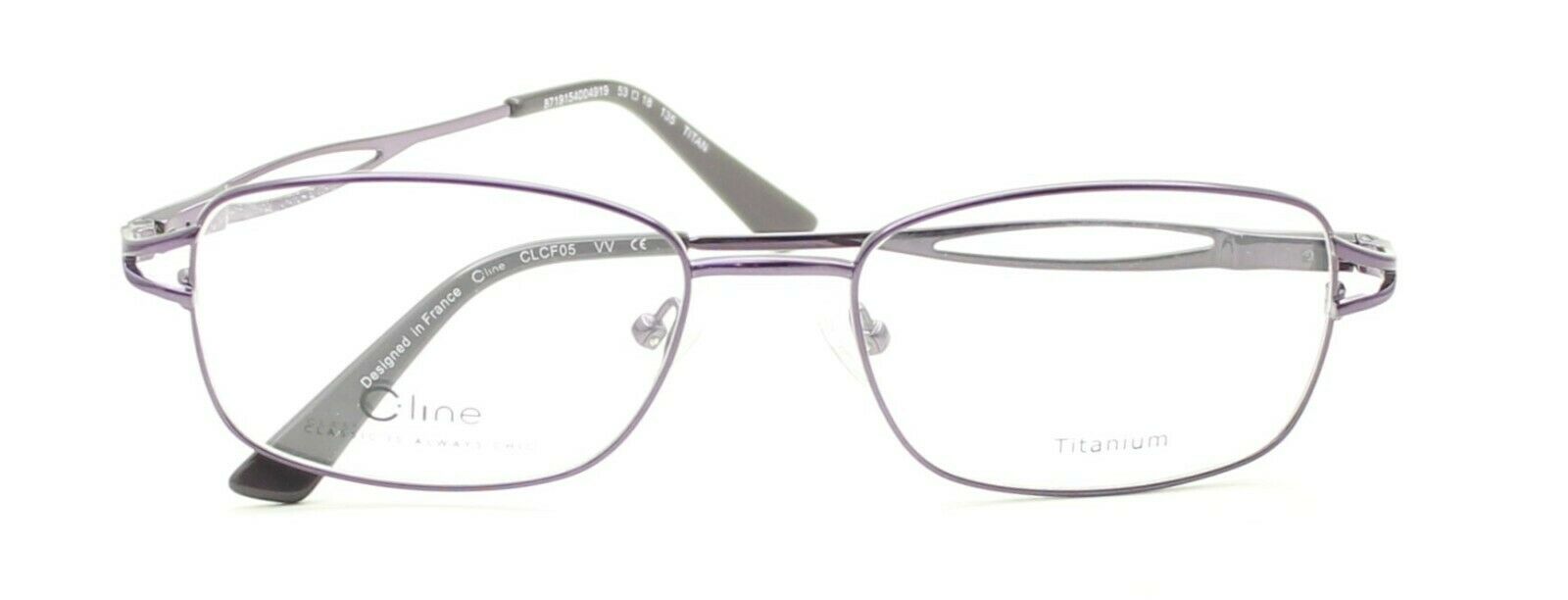 C-Line CLCF05 VV 53mm Titanium Eyewear FRAMES Glasses RX Optical Eyeglasses New