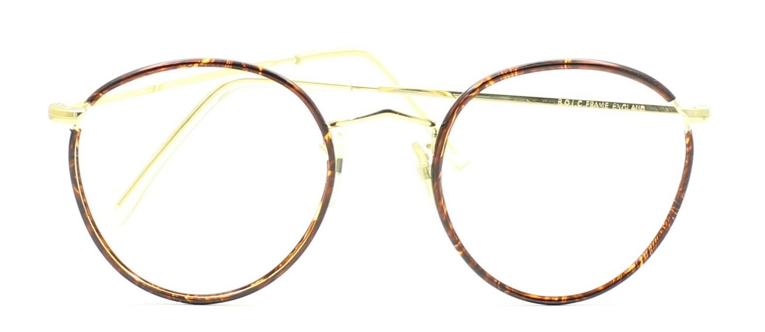 B.O.I.C. (SAVILE ROW) ENGLAND Gold 50x22mm FRAMES RX Optical Eyeglasses Glasses