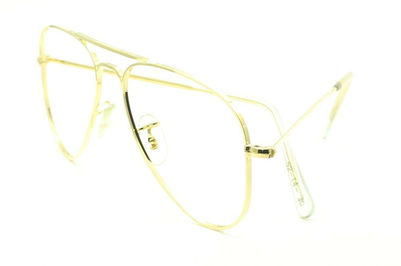 ALGHA (SAVILE ROW) DUBAR 14KT RG Gold 52x14mm Eyewear FRAMES RX Optical - NOS