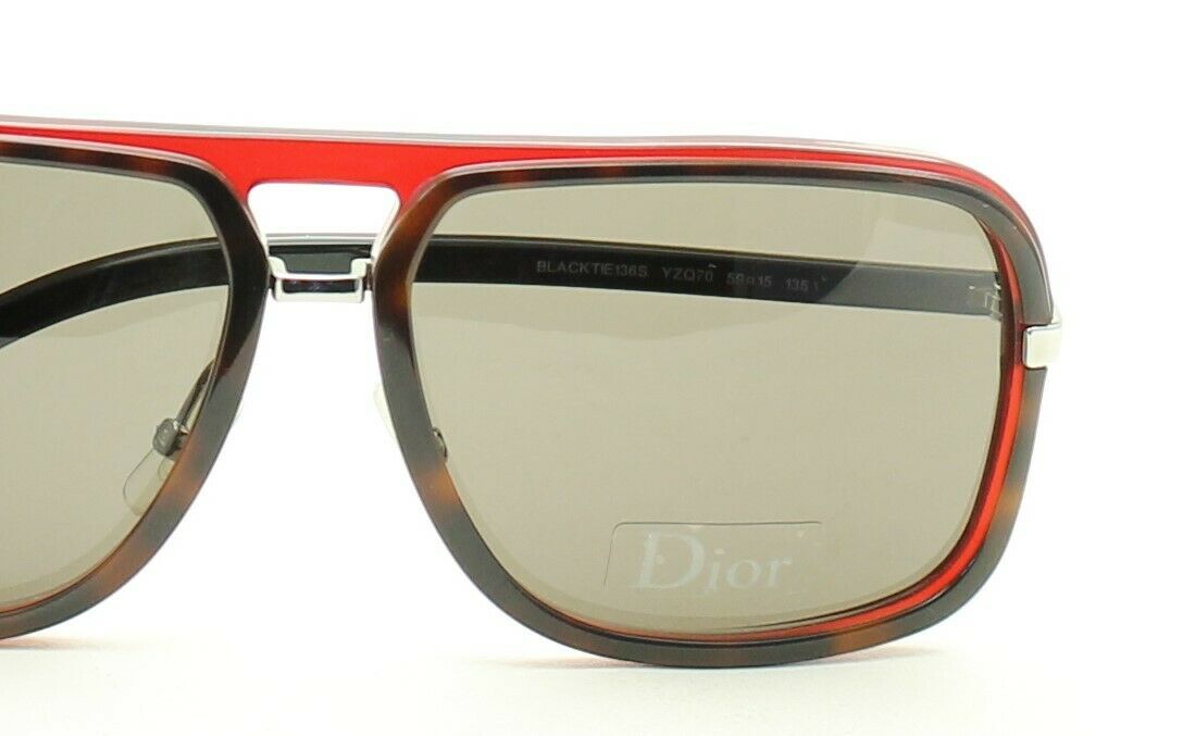 DIOR HOMME BLACK TIE 0136S YZQ70 135mm Sunglasses Shades Frames New BNIB - ITALY