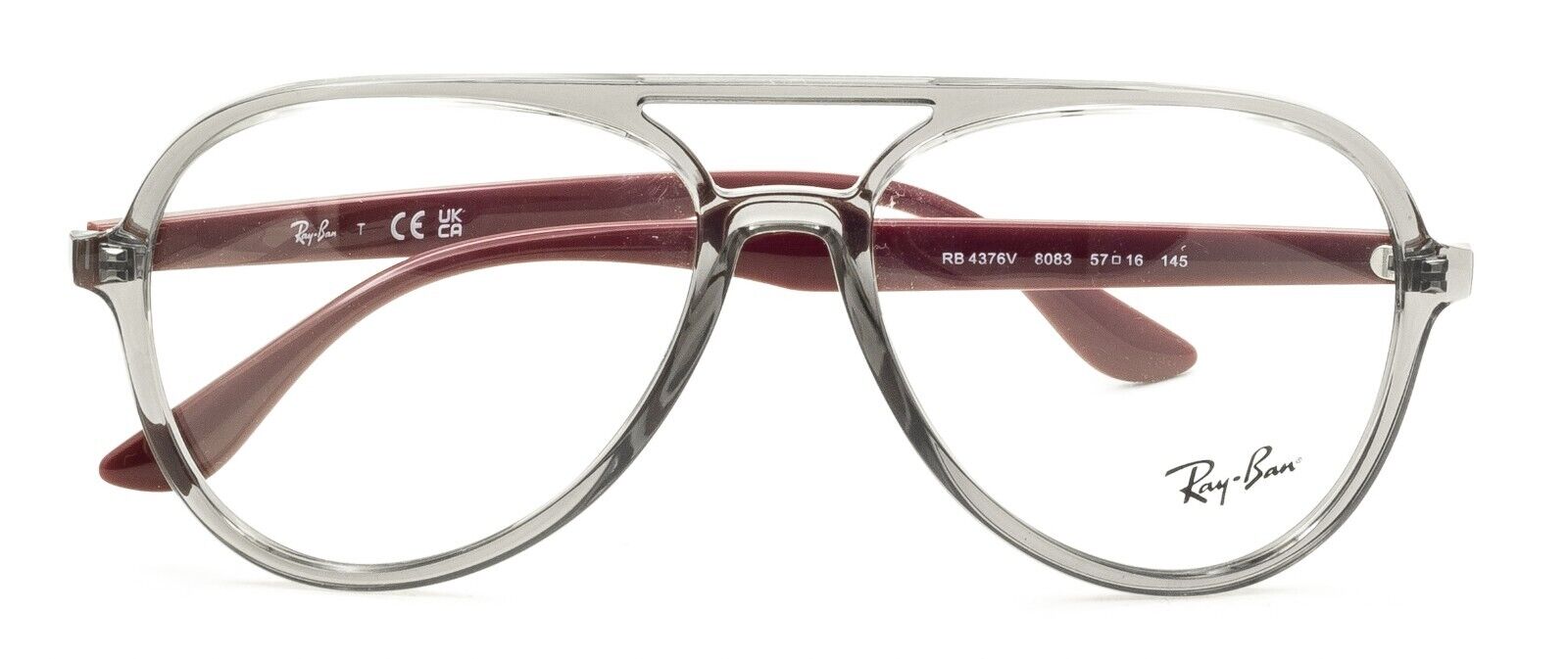 RAY BAN RB 4376V 8083 57mm RX Optical FRAMES Eyeglasses RAYBAN Glasses Eyewear