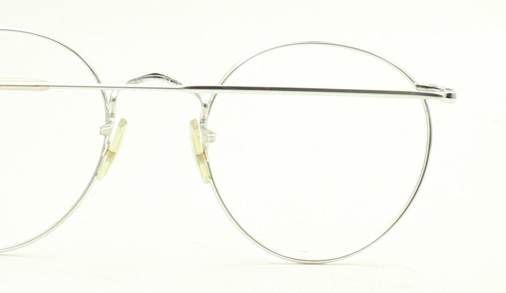 SAVILE ROW ENGLAND 14KT GF Rhodium Beaufort Panto 49x20mm RX Optical Glasses New