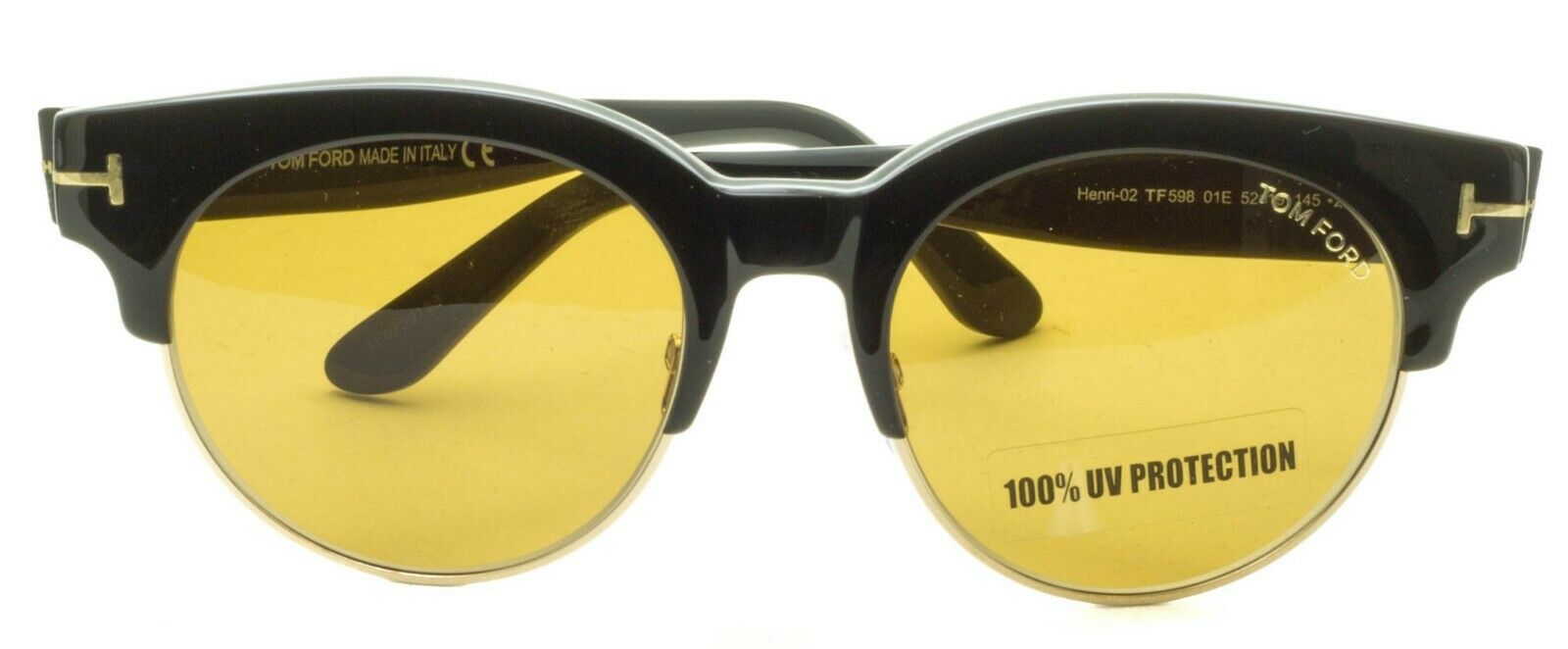 TOM FORD TF 598 01E Henri-02 52mm Eyewear SUNGLASSES Glasses Shades NEW - Italy