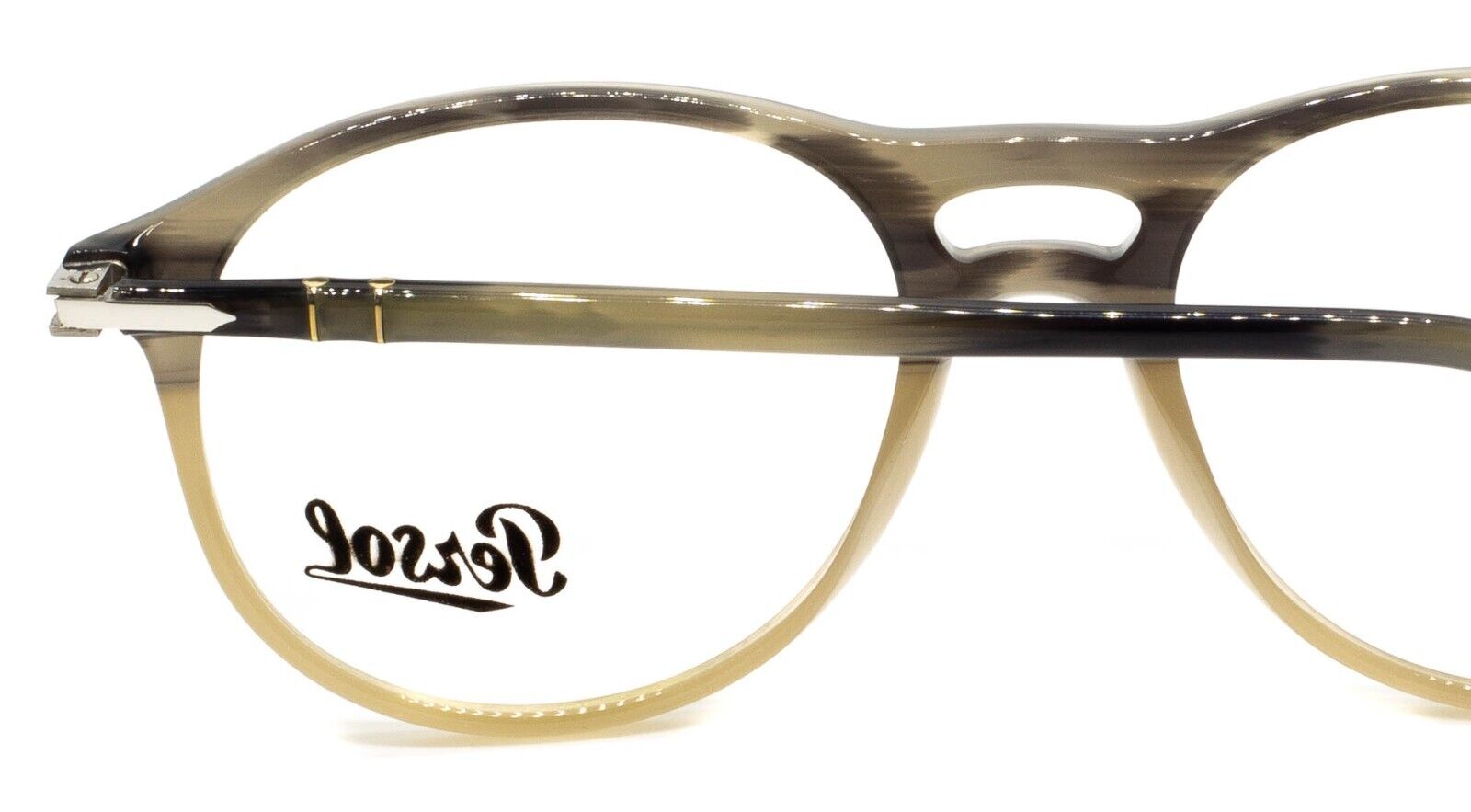 PERSOL 3202-V 1065 53mm Eyewear Glasses RX Optical Eyeglasses Frames - New Italy