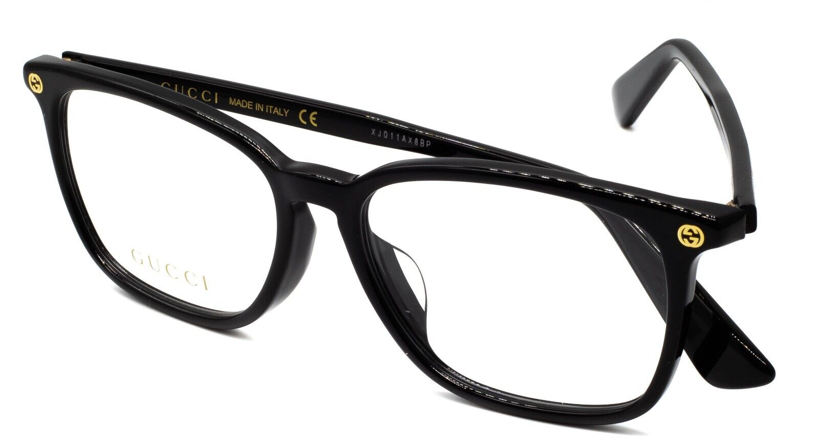 GUCCI GG156OA 001 54mm Eyewear FRAMES Glasses RX Optical Eyeglasses New - Italy