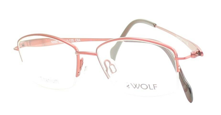 WOLF EYEWEAR 5660 C64 Titanium FRAMES RX Optical Glasses Eyeglasses New -TRUSTED