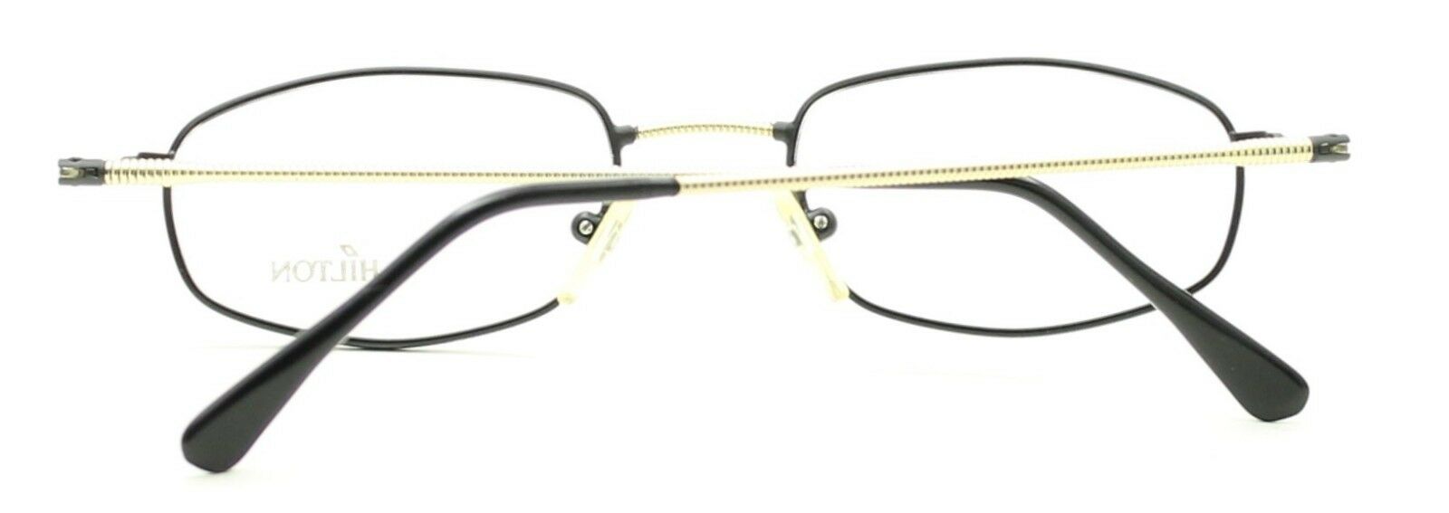 Hilton Classic 14 OVAL Black 49x20mm FRAMES RX Optical Glasses Eyewear Italy New