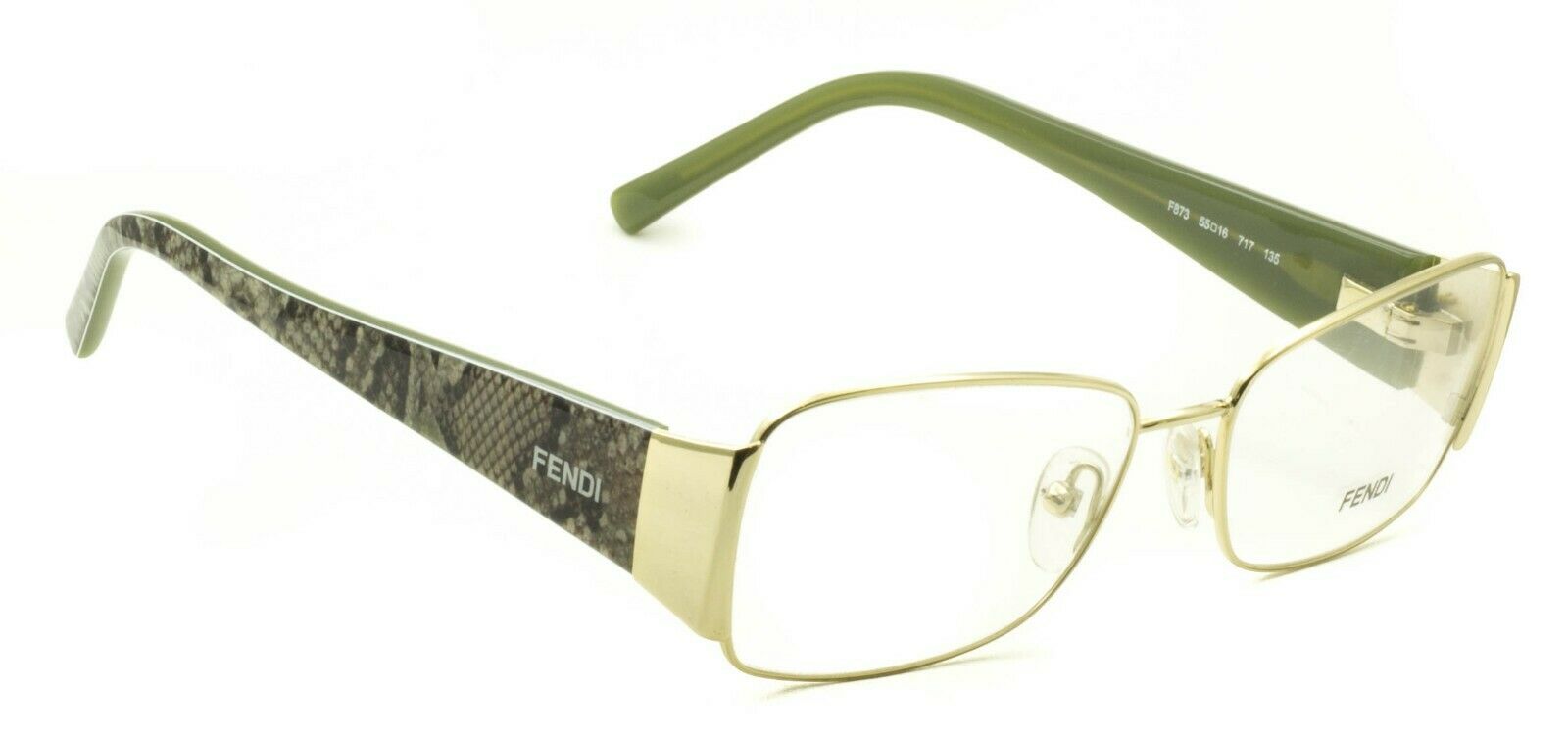 FENDI F873 717 55mm Eyewear RX Optical FRAMES Glasses Eyeglasses New BNIB -Italy