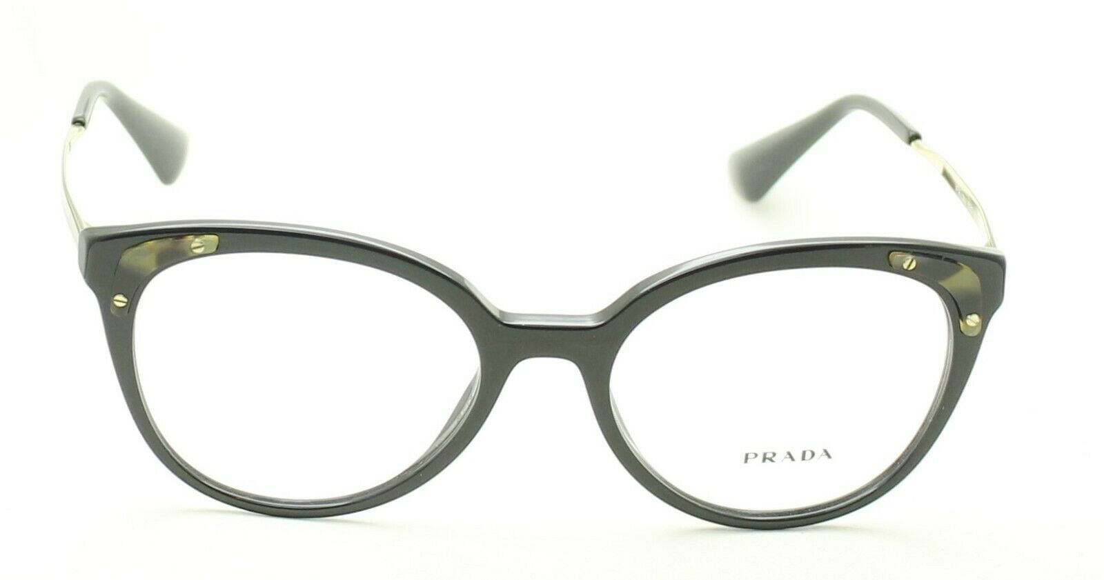 PRADA VPR 12U 1AB-1O1 53mm Eyewear FRAMES RX Optical Eyeglasses Glasses NewItaly