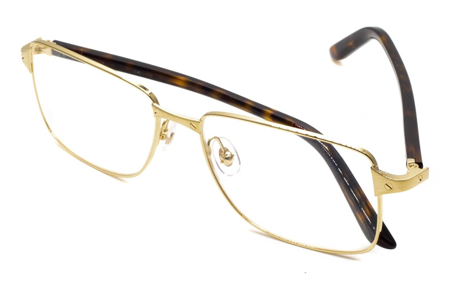 CARTIER CT0040O 009 55mm Gold Eyewear FRAMES RX Optical France Glasses  New BNIB