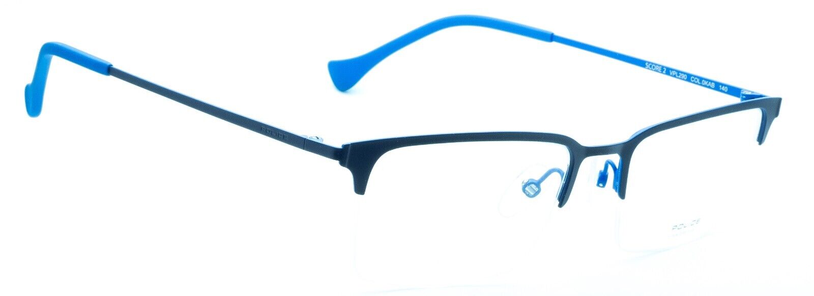 POLICE SCORE 2 VPL290 COL.0KAB 55mm Eyewear FRAMES RX Optical Eyeglasses - New