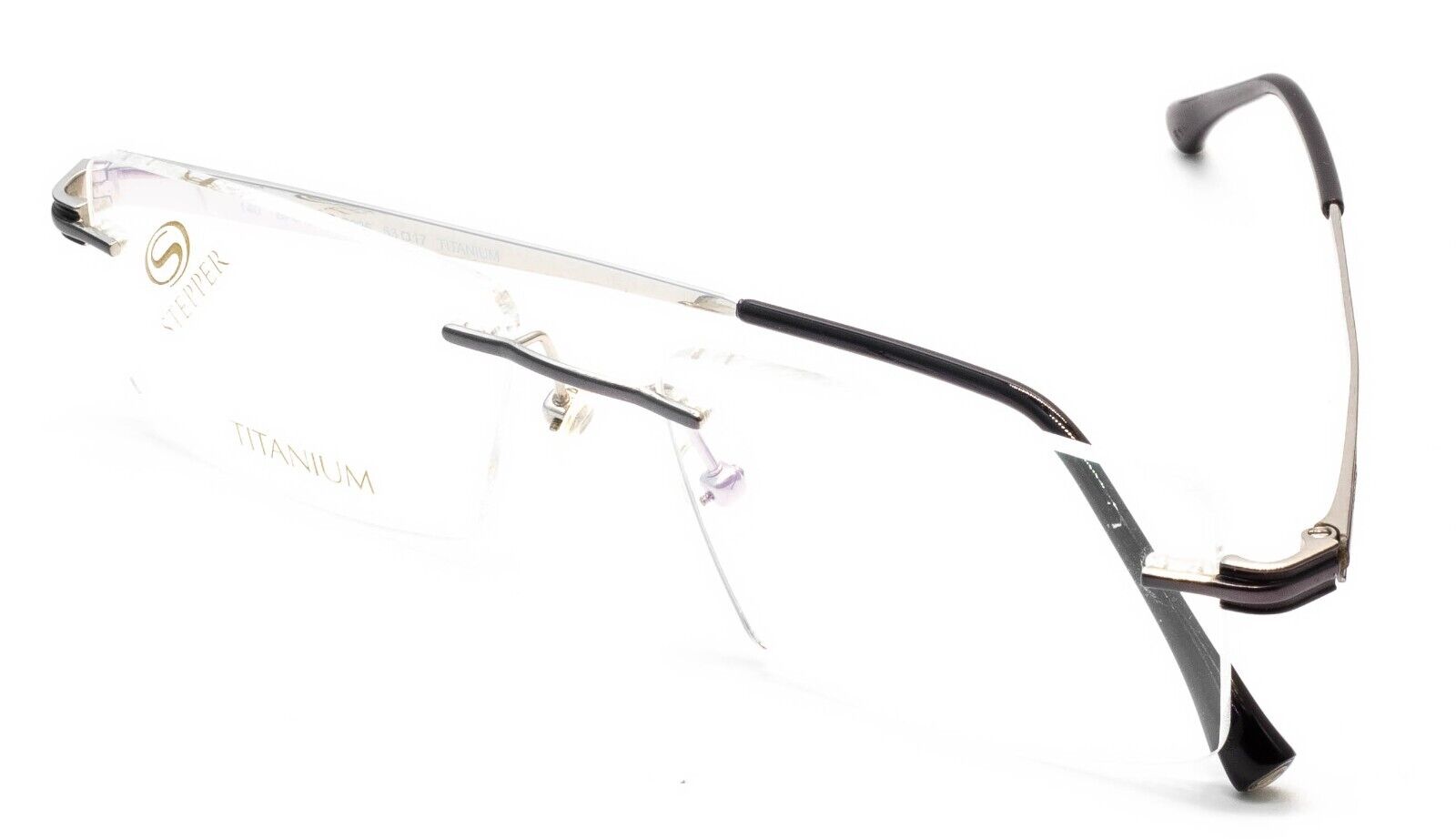 STEPPER SI-8498 F025 53mm Titanium Eyewear FRAMES RX Optical Eyeglasses Glasses