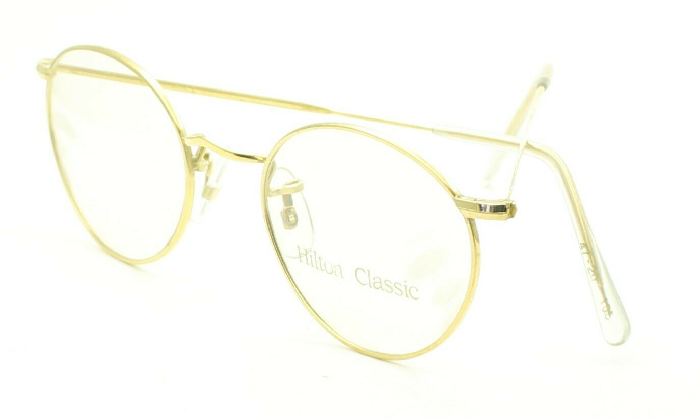 Hilton Classic 5 1038 Gold Oval 47x20mm FRAMES RX Optical Glasses Eyewear - New