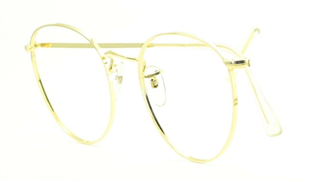 B.O.I.C. (SAVILE ROW) ENGLAND Gold 49x18mm PANTO Round RX Optical Eyeglasses NOS